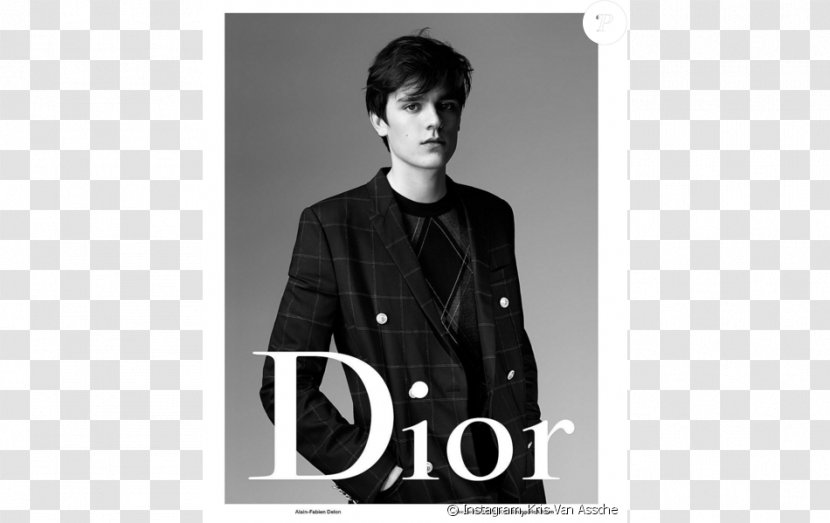 Dior Homme Christian SE Model Male Fashion - Alain Delon Transparent PNG