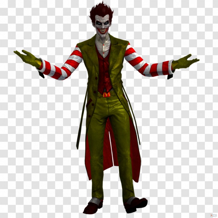 Batman: Arkham Origins Joker Injustice 2 Ronald McDonald - Costume Design Transparent PNG