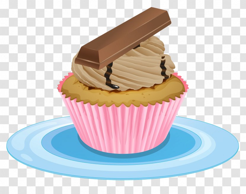 Cupcake Frosting & Icing Clip Art - Royaltyfree - The Chocolate Cake Transparent PNG