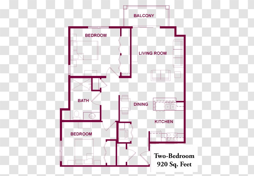 Floor Plan House Bedroom Transparent PNG