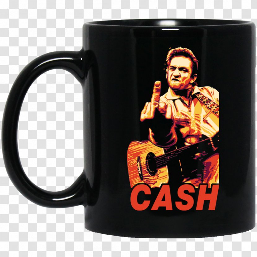 Mug T-shirt Hoodie Coffee Cup - Tableware - Johnny Cash Transparent PNG