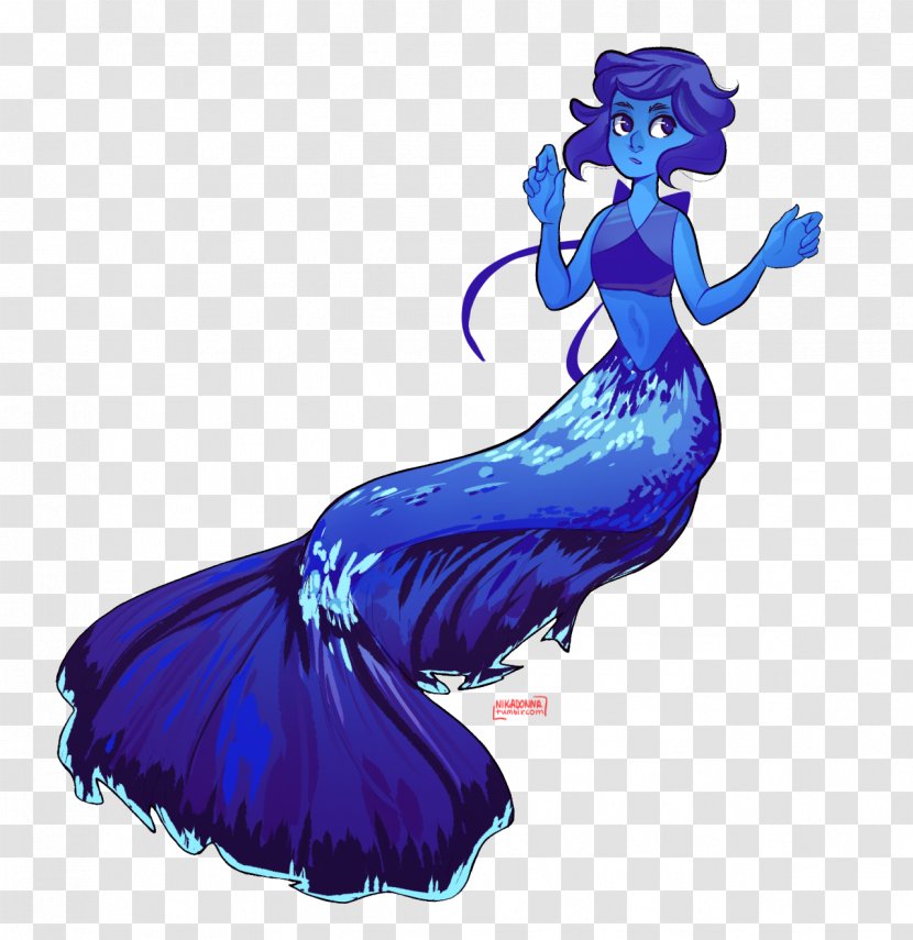 Mermaid Cobalt Blue Costume Design - Mythical Creature - Scales Transparent PNG