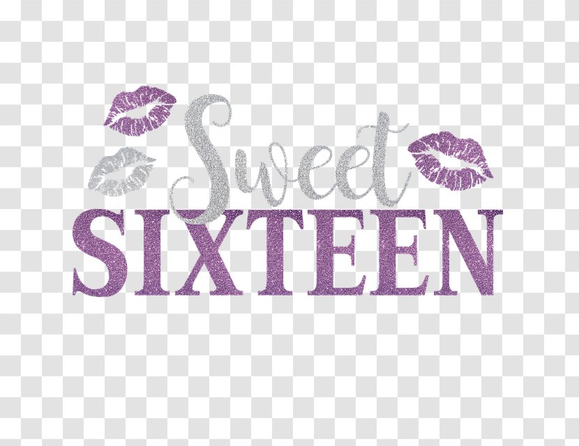 T-shirt Sweet Sixteen Birthday Gift Spreadshirt - Purple Transparent PNG