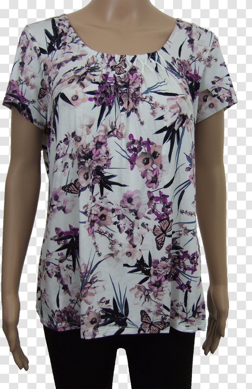 Blouse T-shirt Top Sleeve Marks & Spencer - Frame - Butterfly Composition Transparent PNG