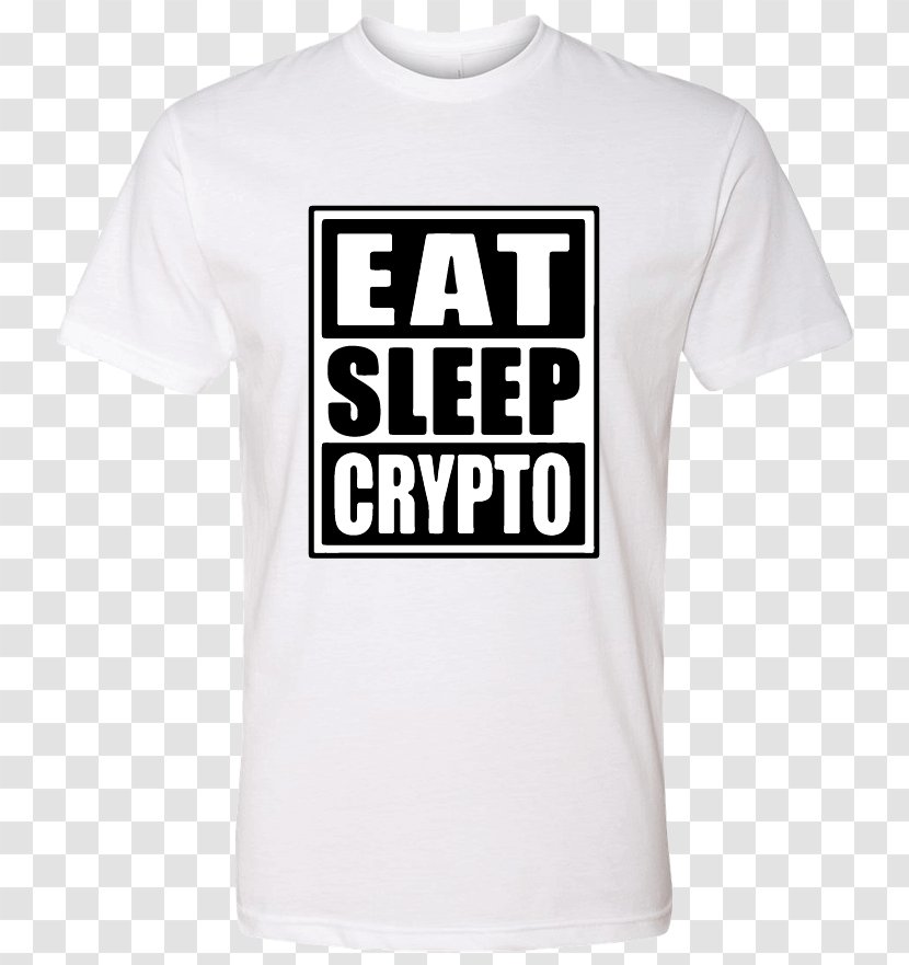 T-shirt Cryptocurrency Crop Top Hoodie - Eat Sleep Transparent PNG