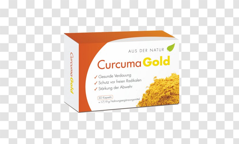 Turmeric Gold Health Starch Capsule Transparent PNG