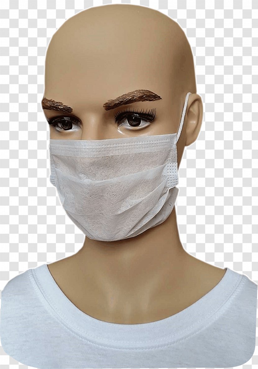 Apron Polypropylene Lab Coats Bonnet - Cheek - Maska Transparent PNG