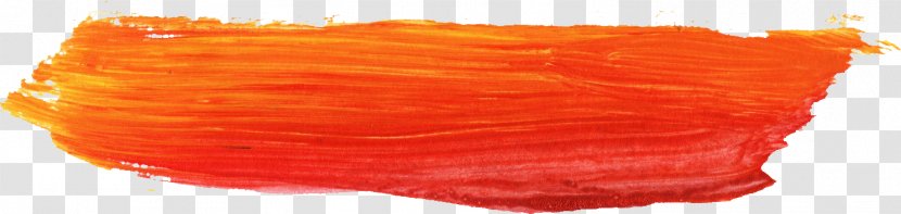 Paint Brushes Orange - Salmon - Brush Stroke Painting Transparent PNG