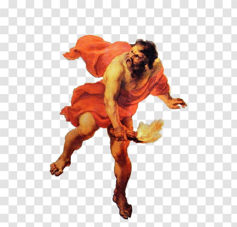 Hephaestus Prometheus Carrying Fire Hades Zeus Hera - Ares Transparent PNG