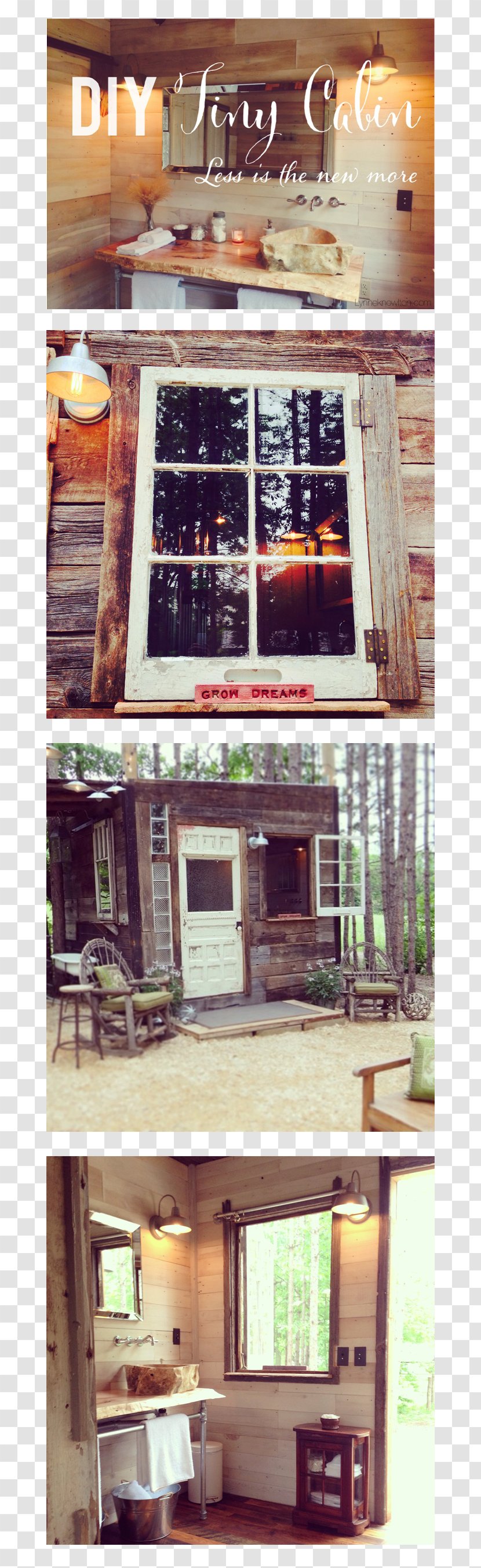Cottage Log Cabin Tiny House Movement Kitchen - Wood - DIY Hut Buildings Transparent PNG