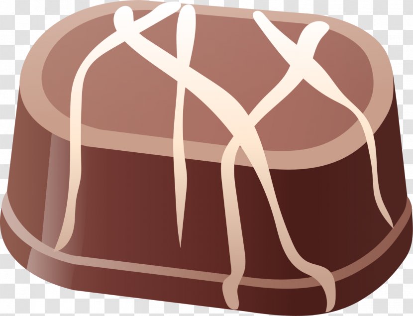 Chocolate Truffle Bar Sandwich Cake - Hand Painted Brown Transparent PNG