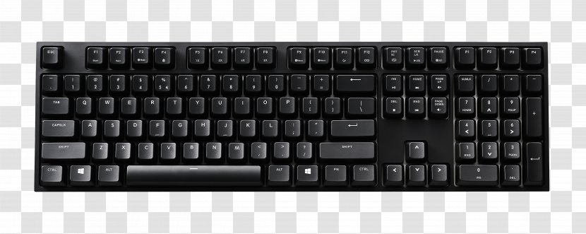 Computer Keyboard Cherry Backlight Gaming Keypad Electrical Switches - Netbook Transparent PNG