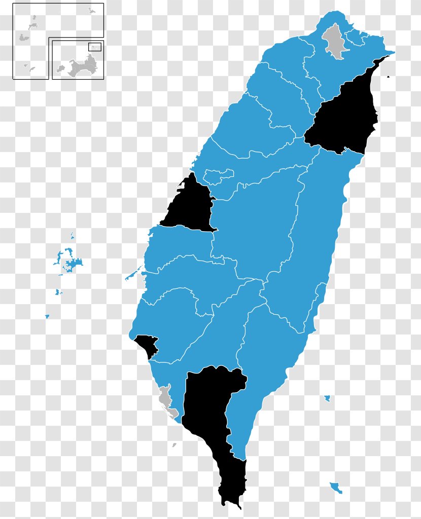 Taiwanese Local Elections, 2018 Municipal Hsinchu County Map 2014 Transparent PNG