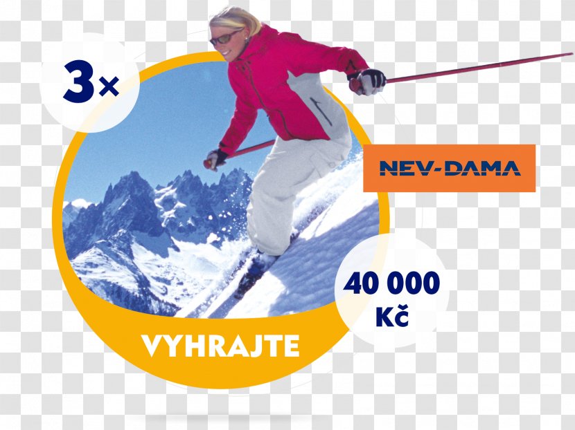 Logo Skiing Recreation Font Text - Sports Equipment Transparent PNG
