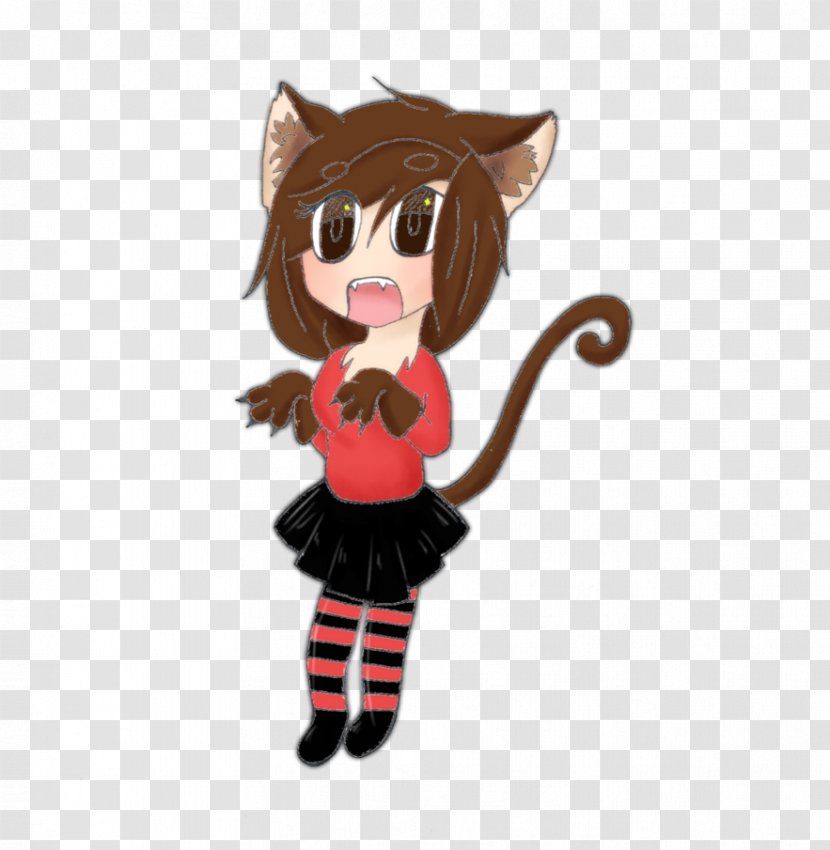 Cat Cartoon Character - Watercolor Transparent PNG