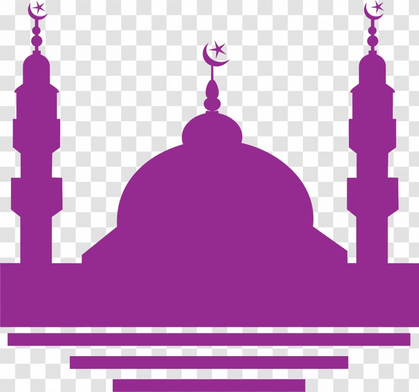 Eid Al-Fitr Al-Adha Mosque Jumuah - Donation - Purple Castle Of Al Fitr Transparent PNG
