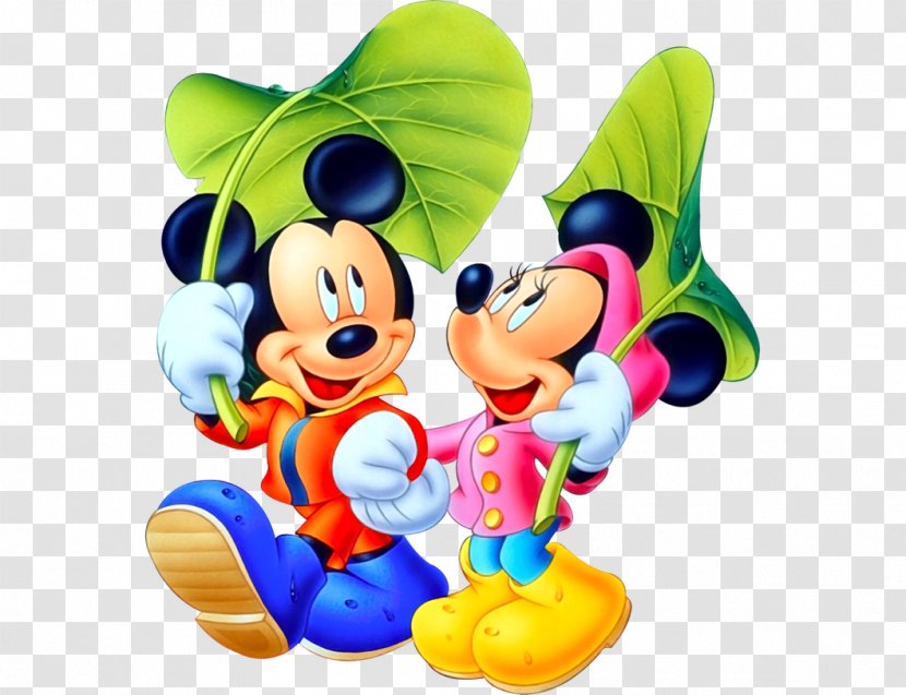 Mickey Mouse Minnie Computer - Disney Cartoon Transparent PNG