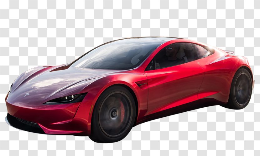 Tesla Roadster Sports Car Motors - Race Transparent PNG