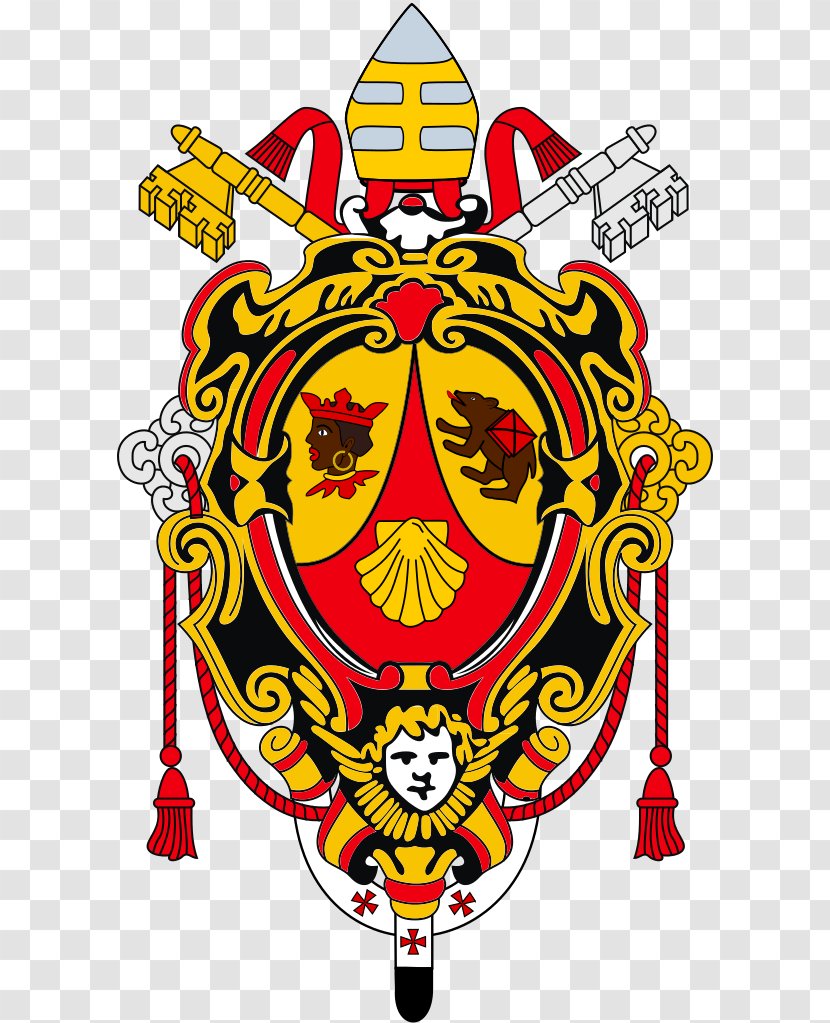 Vatican City Coat Of Arms Pope Benedict XVI Papal Coats Francis - Tiara Transparent PNG