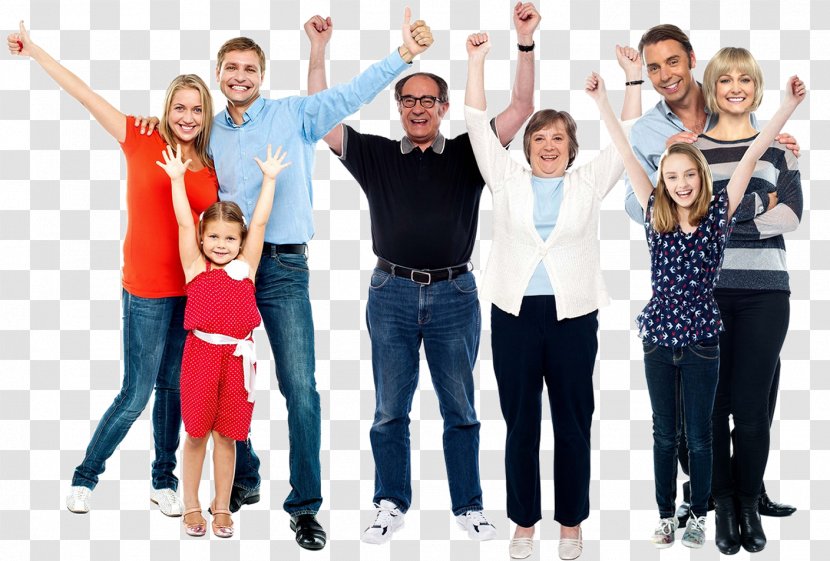 Stock Photography Family Child Generation - Frame - Cheering People Transparent PNG