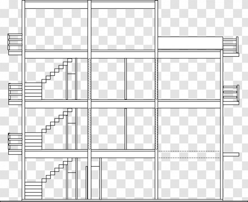 Facade Angle Pattern - Furniture - Design Transparent PNG