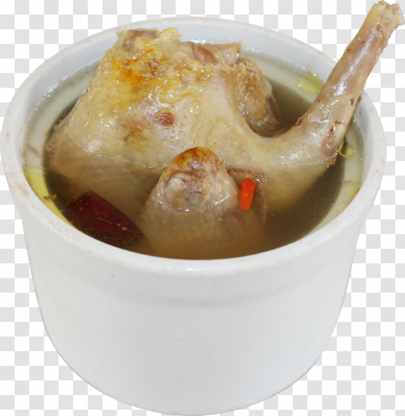Chicken Soup Barbecue Confit - Tableware - Thirty-seven Food Transparent PNG