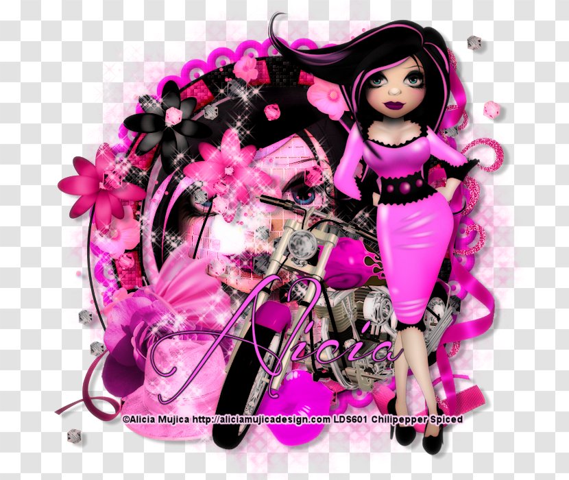 Graphic Design Doll Pink M - ALICIA MUJICA Transparent PNG