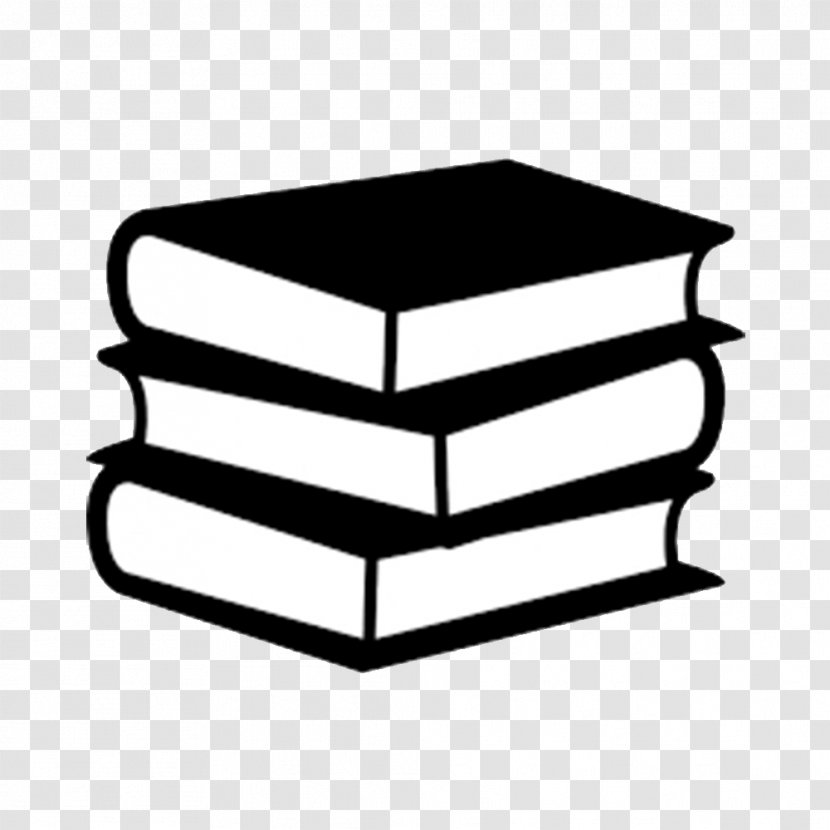Book - Black And White - Rectangle Transparent PNG