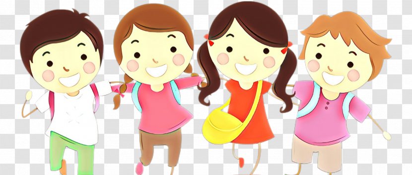 Cartoon Child Fun Friendship Play - Finger - Happy Transparent PNG