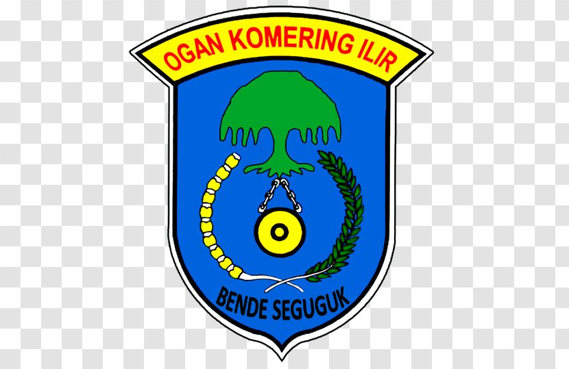 Regency Kayu Agung Palembang Symbol Bupati - Iskandar - Padi Dan Kapas Transparent PNG