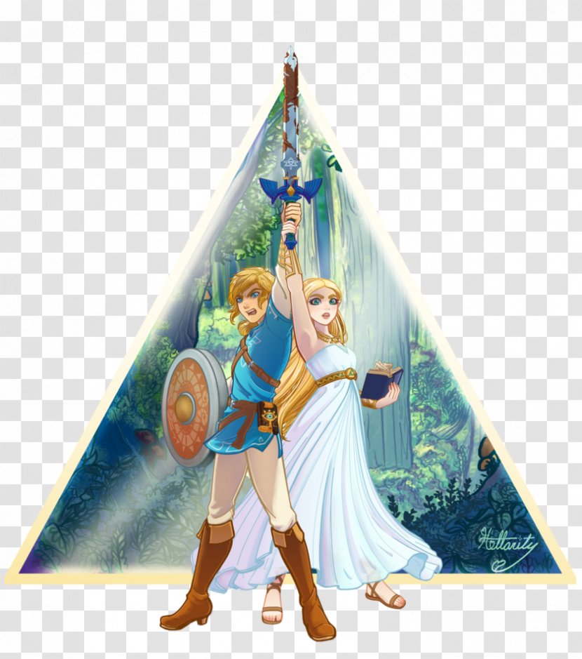The Legend Of Zelda: Breath Wild Princess Zelda Hyrule Warriors Link - Christmas Ornament - Breathe In Transparent PNG