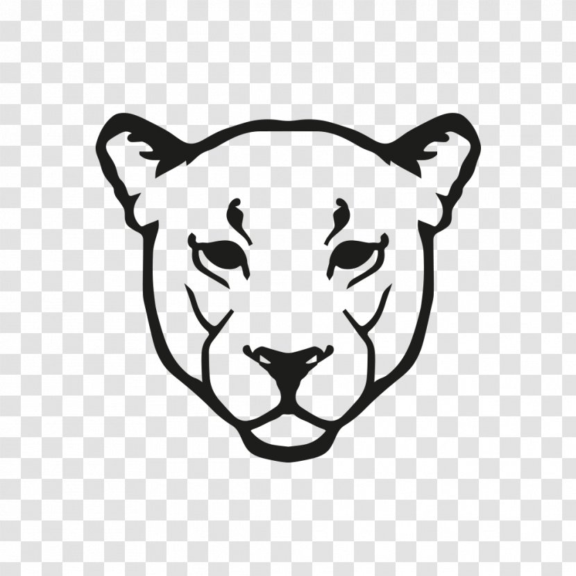 Lion Tiger Leopard Cheetah Black Panther - Vector Transparent PNG