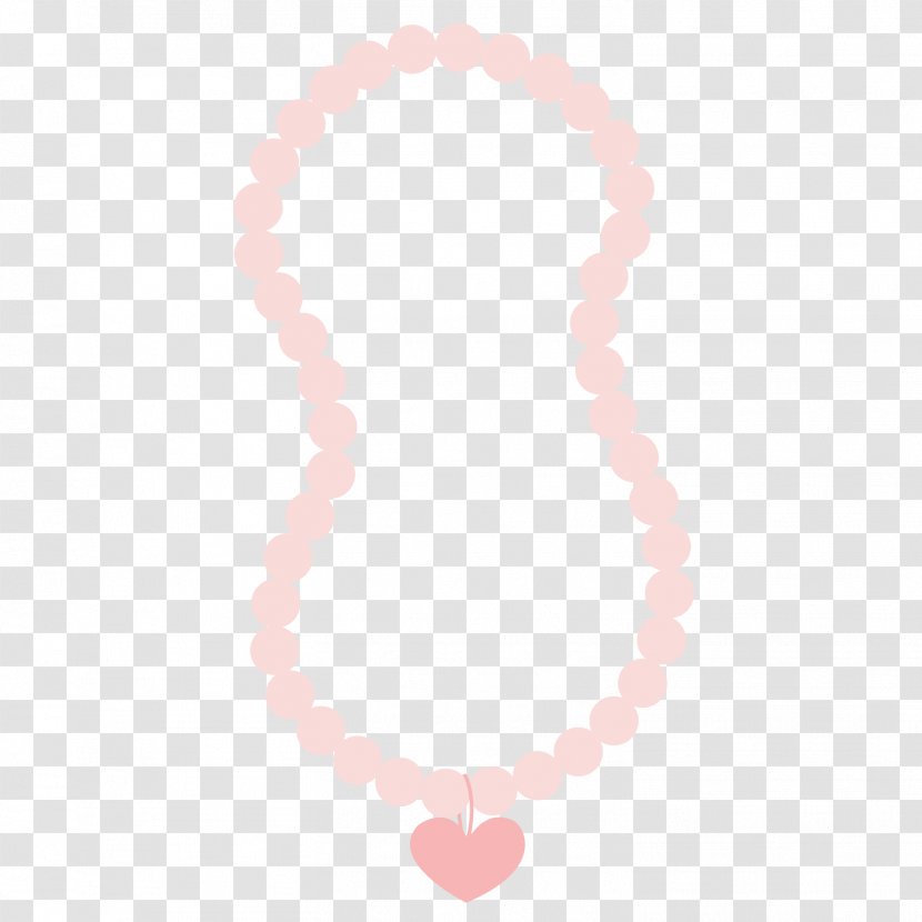 Necklace Pink M Bead Body Jewellery Transparent PNG