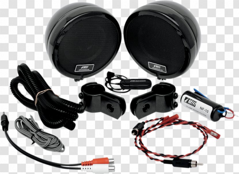 Audio Motorcycle Components Loudspeaker Harley-Davidson - Stereo Bicycle Tyre Transparent PNG