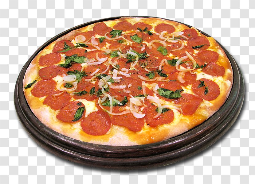 California-style Pizza Sicilian Restaurante Divina Comida Food - Pepperoni - Delivery Transparent PNG