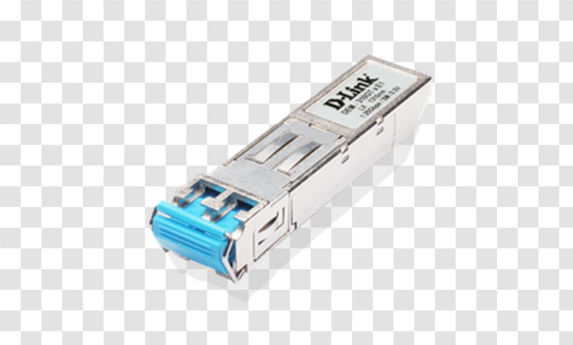 Gigabit Ethernet Single-mode Optical Fiber Interface Converter Small Form-factor Pluggable Transceiver - 10 - Network Switch Transparent PNG