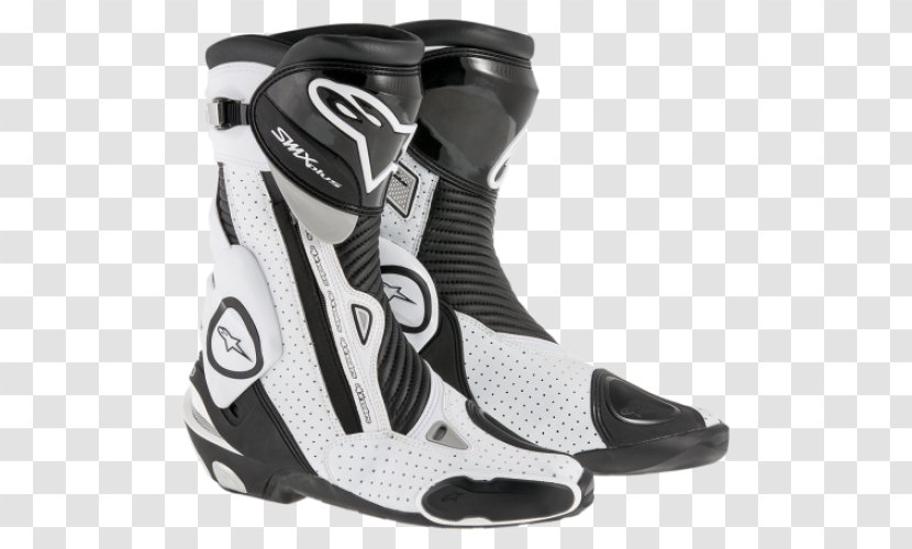 Motorcycle Boot Alpinestars SMX Plus Vented Boots 2015 Male - Running Shoe Transparent PNG