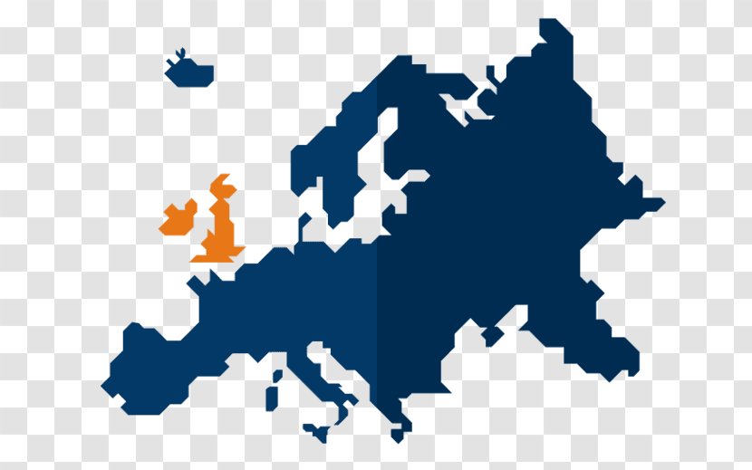 Europe Vector Map Royalty-free - Silhouette Transparent PNG