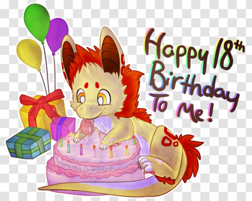 Birthday Cake Cartoon Character Transparent PNG