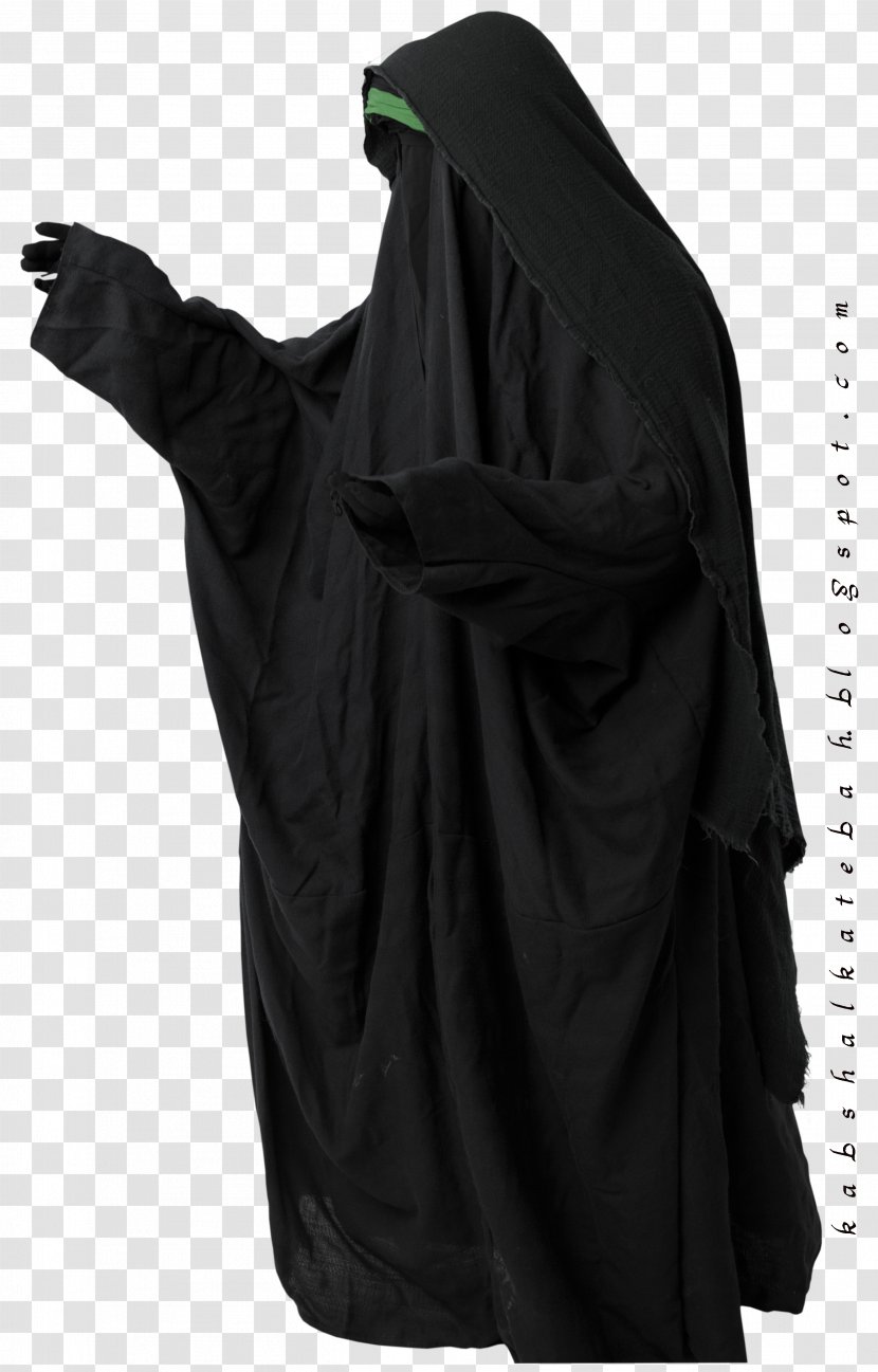 Shoulder Sleeve Black M - Abaya Transparent PNG