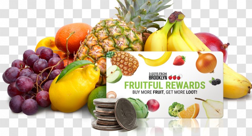 Three Guys From Brooklyn Fruit Food Vegetarian Cuisine Vegetable - Banana - Shop Card Transparent PNG