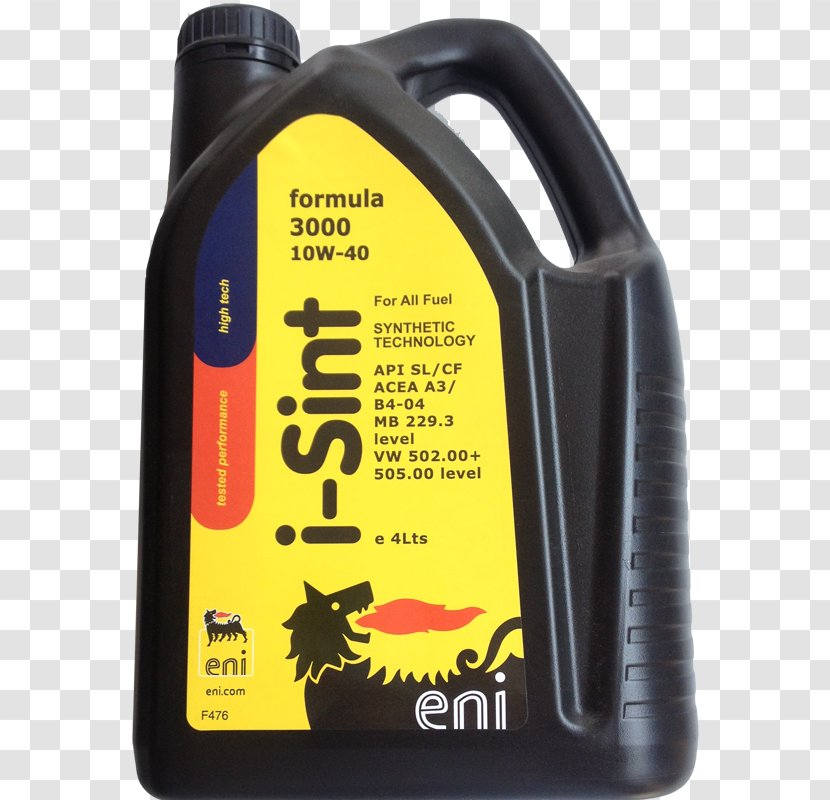 Motor Oil Eni Car Lubricant Synthetic - Bike Wash Transparent PNG