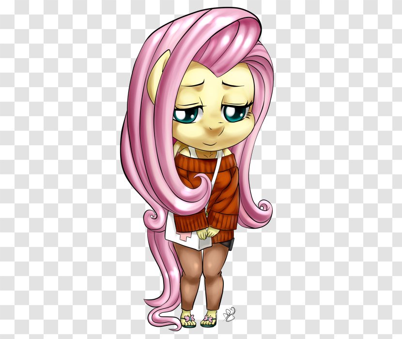 Fluttershy DeviantArt Fan Art Character - Frame - My Little Pony Human Fanart Transparent PNG