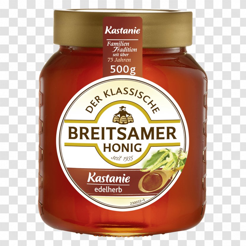 Honey Breitsamer Honig Imkergold Cremig Heide Food - Jam - Chestnut Recipes Transparent PNG