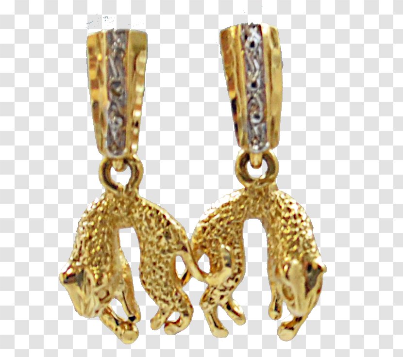Earring Jograu Gold Jewellery Panthera Transparent PNG