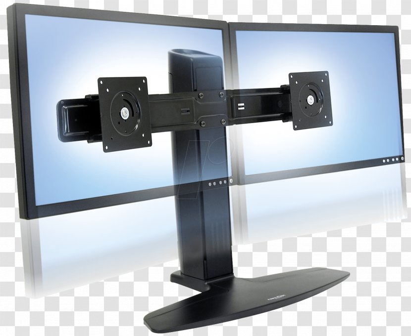 Multi-monitor Laptop Computer Monitors Liquid-crystal Display Flat Mounting Interface - Desktop Computers Transparent PNG