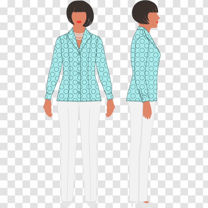 Sleeve Human Behavior Dress Outerwear Uniform - Heart - Blouse Pattern Transparent PNG