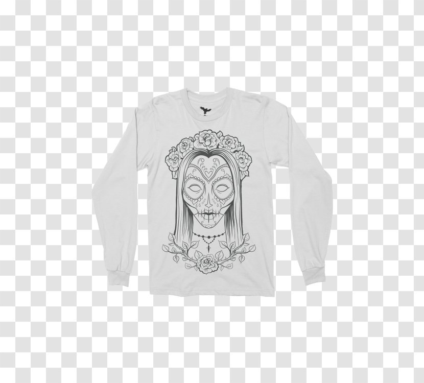 T-shirt Sleeve Day Of The Dead Calavera Sticker - Clothing Transparent PNG