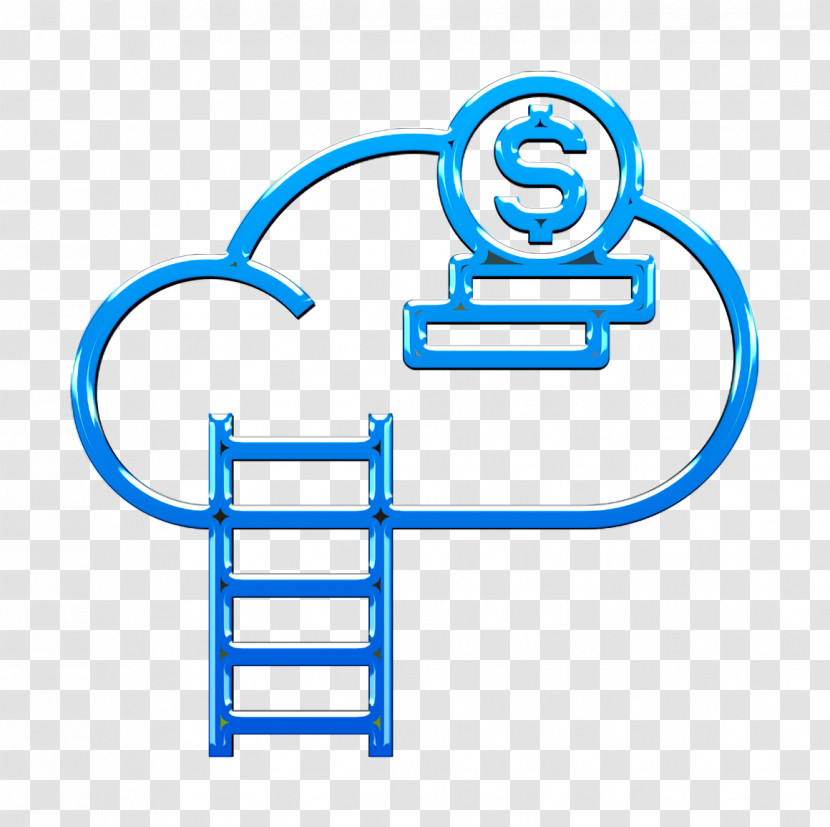 Startup Icon Ladder Icon Cloud Icon Transparent PNG