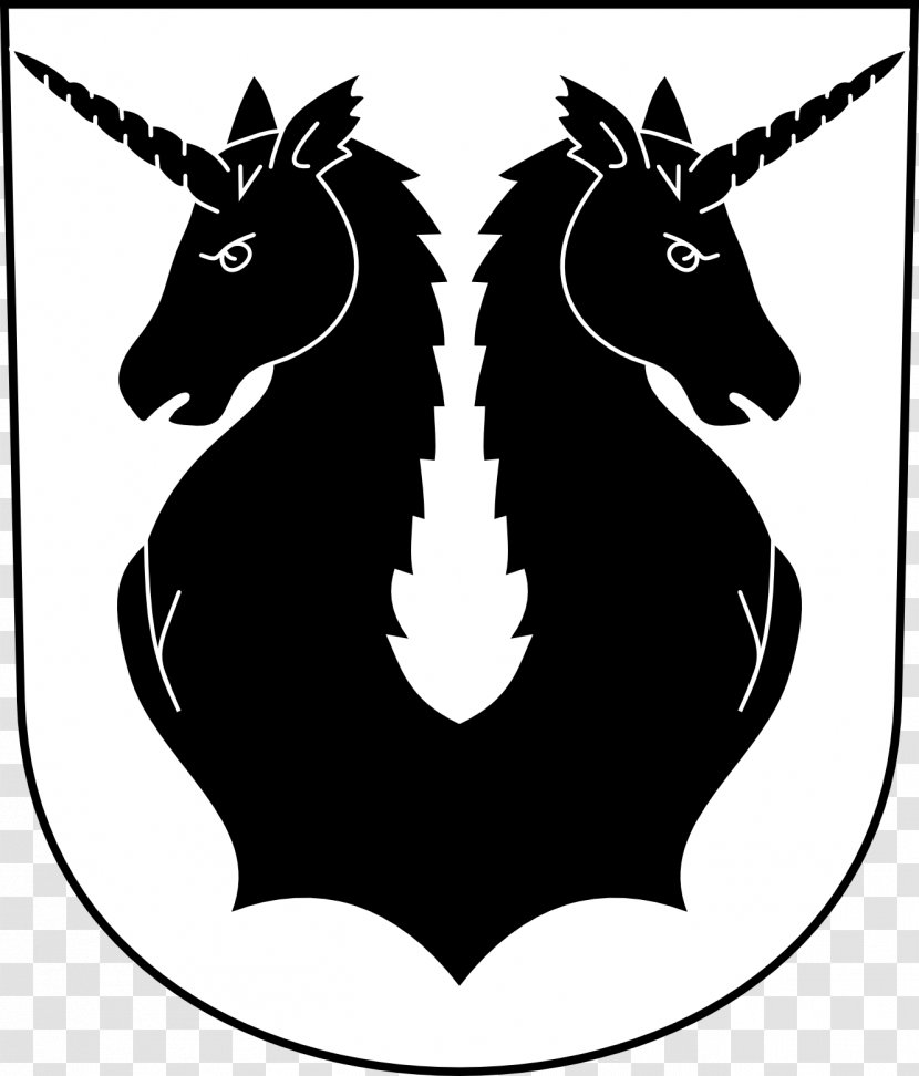 Mettmenstetten Coat Of Arms Unicorn Crest - Mane - Picture A Transparent PNG